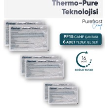Özbience 6 Adet Thermo-Pure® Yedek Jel Seti ile Soğutucu Termal Çanta