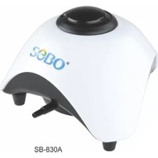 Sobo Sessiz Ayarlanabilir Tek Çıkışlı Üçgen Akvaryum Hava Motoru SB-830A