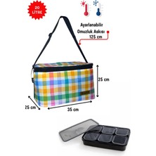 Özbience 20 Litre Termal Taşıma ve Piknik Saklama Çantası Seti