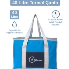 Özbience 40L Isı Yalıtımlı Fermuarlı Kamp ve Piknik Termal Çanta