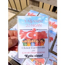 Ghl Story 23 Nisan Kartlı Ay Yıldızlı Şans Bilekliği (10 ADET)
