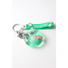 GiftPoint Sıvı Anahtarlık Yeşil Simit