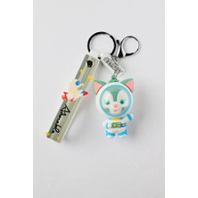GiftPoint Astronot Kedi Figür Silikon Anahtarlık