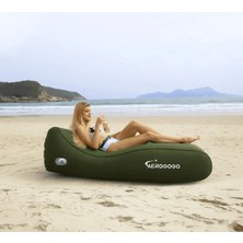 Özbience Rahat ve Pratik Şişen Su Geçirmez Hava Yatak, Kolay Kullanım, Taşınabilir