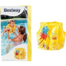 Bestway Can Yeleği 41X30CM Sarı Güvenli ve Renkli Deneyim