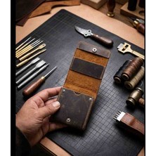 Vintage Leather Craft Erkek Deri Cüzdan