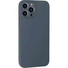 Najmaddin Newface iPhone 13 Pro Max Kılıf Nano Içi Kadife Silikon - Gri Najmaddin Markaon