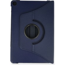 Najmaddin Newface Huawei Matepad T10S 10.1 Kılıf 360 Tablet Deri Kılıf - Lacivert Najmaddin Mark