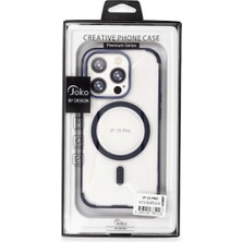 Najmaddin Joko iPhone 15 Pro Hilton Magsafe Kapak - Titan Gri Najmaddin Markaon
