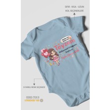 Morivo Kids Teyzeye Özel Kısa Kollu Bebek Body %100 Pamuk