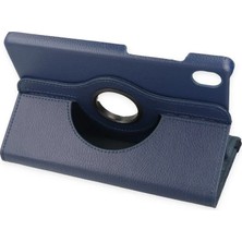 Najmaddin Newface Samsung Galaxy X510 Tab S9 Fe 11 Kılıf 360 Tablet Deri Kılıf - Lacivert Najmad