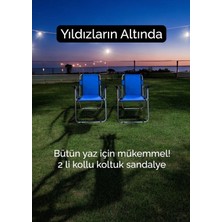 Özbience Katlanır Kamp Sandalyesi ve Piknik Sandalyesi Çiftli Set