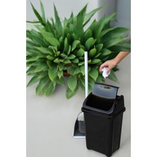 PremiumPort Şık 5 Litre Banyo Çöp Kovası, Kapaklı, Modern ve Kullanışlı Tasarım