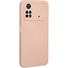 Najmaddin Newface Xiaomi Poco M4 Pro 4g Kılıf Nano Içi Kadife Silikon - Pudra Najmaddin Markaon