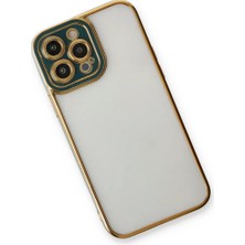 Najmaddin Newface iPhone 14 Pro Kılıf Liva Lens Silikon - Yeşil Najmaddin Markaon