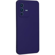 Najmaddin Newface Vivo V23 5g Kılıf Nano Içi Kadife Silikon - Mor Najmaddin Markaon