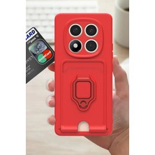 Najmaddin Newface Xiaomi Redmi Note 14 Pro 5g Kılıf Zuma Kartvizitli Yüzüklü Silikon - Pembe Na