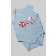 Morivo Kids Teyzeye Özel Sıfır Kollu Bebek Zıbını %100 Pamuk