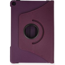 Najmaddin Newface Lenovo Tab M10 TB328FU Kılıf 360 Tablet Deri Kılıf - Mürdüm Najmaddin Markao