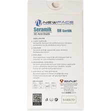 Najmaddin Newface Samsung Galaxy A05 3D Antistatik Seramik Nano Ekran Koruyucu Najmaddin Markaon