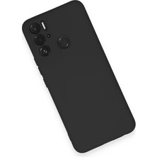 Najmaddin Newface Tecno Pova Neo Kılıf Nano Içi Kadife Silikon - Siyah Najmaddin Markaon