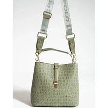 Kadın Orijinal Just Polo 4 Bölmeli Lüks El & Omuz Çantası Shoulder Bag Ebat: 25X25 cm