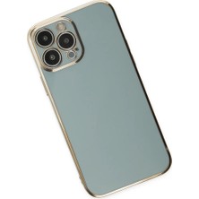 Najmaddin Newface iPhone 15 Pro Max Kılıf Volet Silikon - Açık Yeşil Najmaddin Markaon