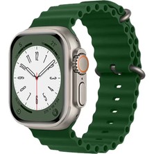 Najmaddin Newface Apple Watch 38MM Ocean Kordon - Koyu Yeşil Najmaddin Markaon