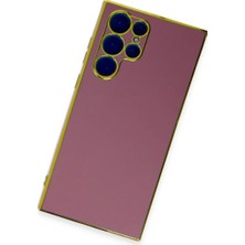 Najmaddin Newface Samsung Galaxy S22 Ultra Kılıf Volet Silikon - Kırmızı Najmaddin Markaon