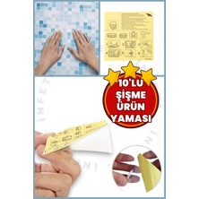 Özbience 10 Adet Su Altı Tamir Yaması Şişme Yatak, Havuz ve Bot Için