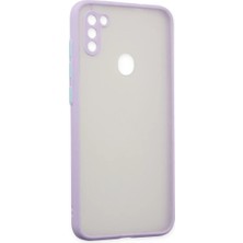 Najmaddin Newface Samsung Galaxy A11 Kılıf Montreal Silikon Kapak - Mor Najmaddin Markaon