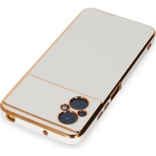 Najmaddin Newface Xiaomi Poco M5 Kılıf Volet Silikon - Beyaz Najmaddin Markaon