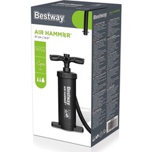 Bestway 37 cm Şişme Havuz Yatak Pompası, Hızlı ve Kolay Şişirme Için