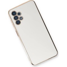 Najmaddin Newface Samsung Galaxy A13 4g Kılıf Volet Silikon - Beyaz Najmaddin Markaon