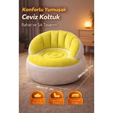 Özbience Yumuşak Şişme Tek Kişilik Taşınabilir Oturma Koltuk