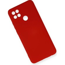 Najmaddin Newface Oppo A15 Kılıf Nano Içi Kadife Silikon - Kırmızı Najmaddin Markaon