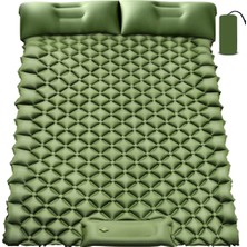 Özbience Şişme Çift Kişilik Kamp Yatak ve Plaj Çadırı Seti, Kendinden Pompalı