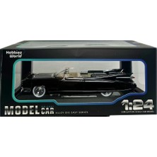 Hobbiez World Cadillac Eldorado Biarritz Convertible Diecast 1959 Siyah Model Araba