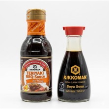 Kıkkoman Soya Sosu 150 ml +Kıkkoman Ballı Teriyaki Sos 250 ml