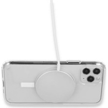 Najmaddin Newface iPhone 15 Pro Max Kılıf Magneticsafe Şeffaf Silikon - Şeffaf Najmaddin Markaon