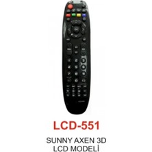 Pileli Store Sunny  Axen 3D Serisi Tv Kumandası LCD 551 (72)