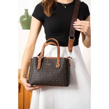 Just Polo Kadın Orijinal Ayarlanabilir Askılı Şık El ve Omuz Çantası Shopper Ebat : 18 x 25 cm