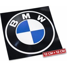 EP Garaj Otomotiv 🚗 Bmw Logo Stıcker – 12 cm x 12 cm