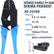 Maasco Mc4 (Solar) Izolesiz Terminal Sıkma Pensesi 2,5-6 Mm2