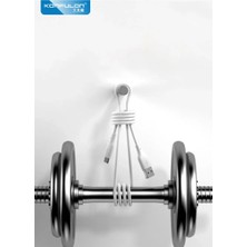 Najmaddin Konfulon DC64 USB To Lightning 1m 3.0A Hızlı Şarj Kablo - Beyaz Najmaddin Markaon