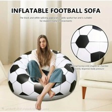 Özbience Şişme Top Şeklinde Rahat Tembel Koltuk, 110X110X85CM, Eğlenceli ve Konforlu