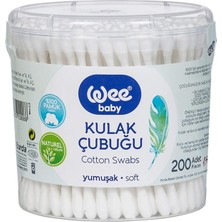 Özbience Yumuşak ve Hijyenik Kulak Temizleme Çubuğu 200 Adet, Sağlıklı Kullanım Için Ideal