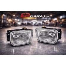 EP Garaj Otomotiv 🚗 Honda Civic Ies 1996–1998 Makyajsız Kasa Kare Sis Far Takımı (Tesisat Hariç)
