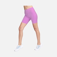 Nike Go Dri-Fıt Firm-Support Kadın Biker Tayt Şort Lila Mor | DQ5925-532