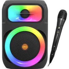 Midcom MS-2043BT-W Double 8" Rgb Mikrofonlu Karaoke Hoparlör